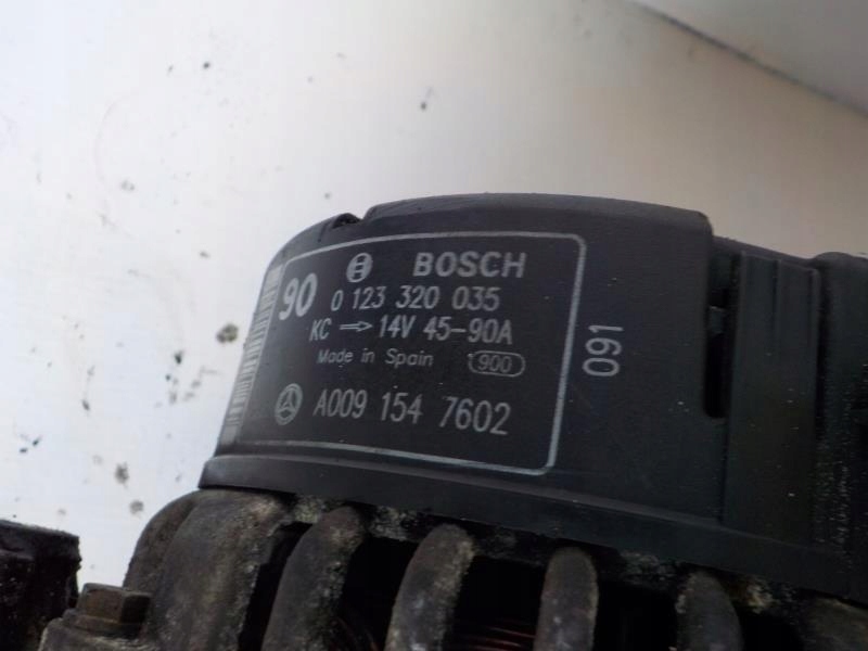 фото №2, Генератор mercedes slk r170 a0091547602