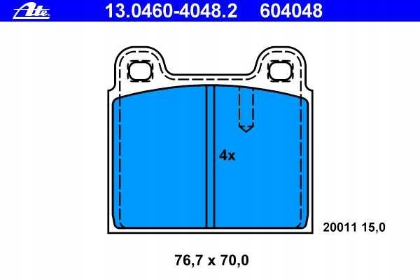 фото №1, Гальмівні колодки гальмівний. porsche 911 63-90