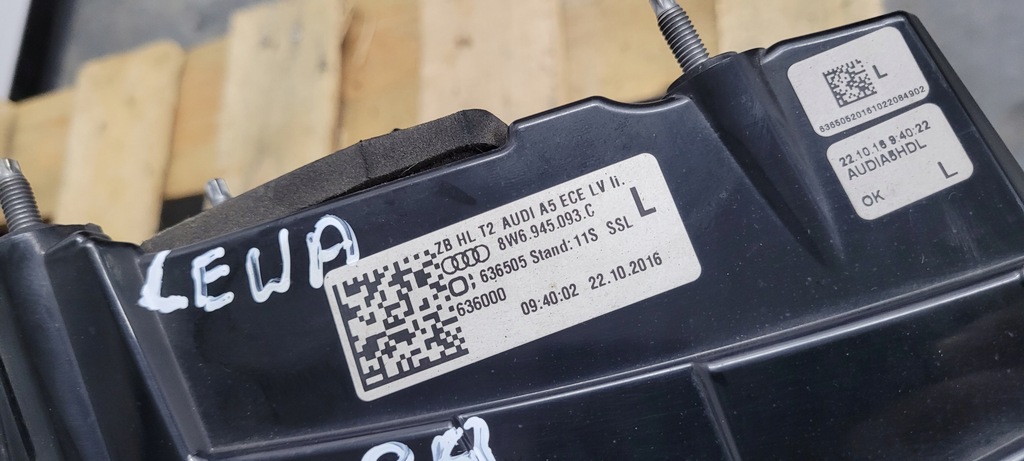 фото №7, A5 8w s5 лампа led ліва лівий задня w кришка 8w6945093c sportback 5d