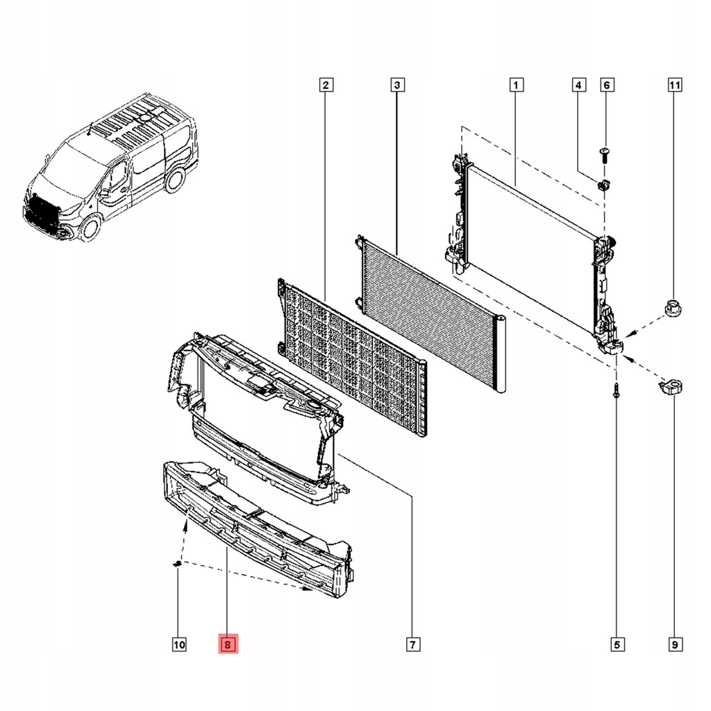 фото №8, Воздуховод воздуха trafic ii vivaro 214772888r