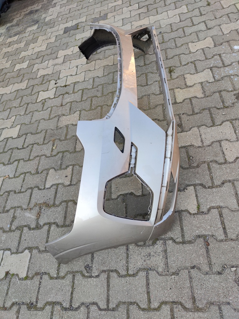 фото №7, Бампер передний перед volvo xc60 ii lift 20- серебристый