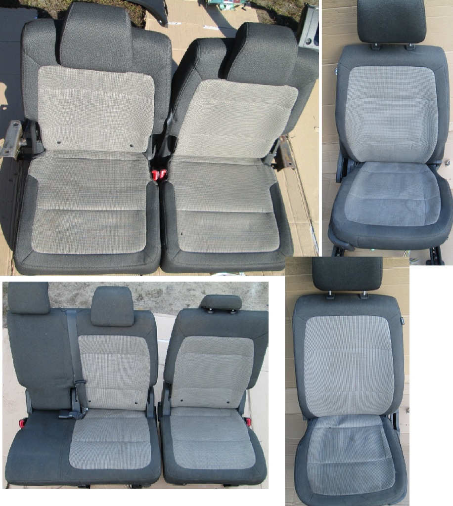 фото №16, Ford flex 08- сиденье левый правый заднее сиденье обивка