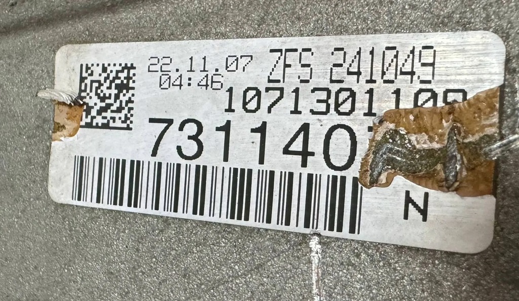 фото №9, Коробка передач автоматична коробка передач bmw z4 e85 e86 2007 rwd zfs