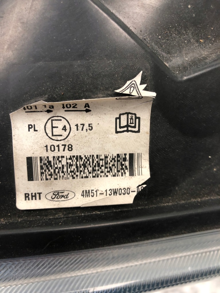 фото №6, Лампа левый перед ford focus mk2 4m51-13w030-ac