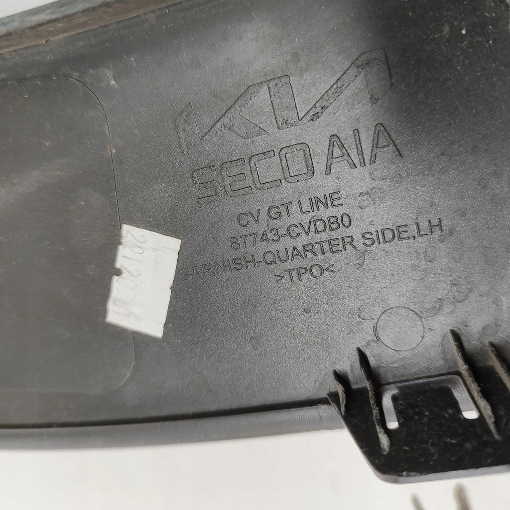 фото №5, Kia ev6 2023 ліва сторона молдинг крила заднього
