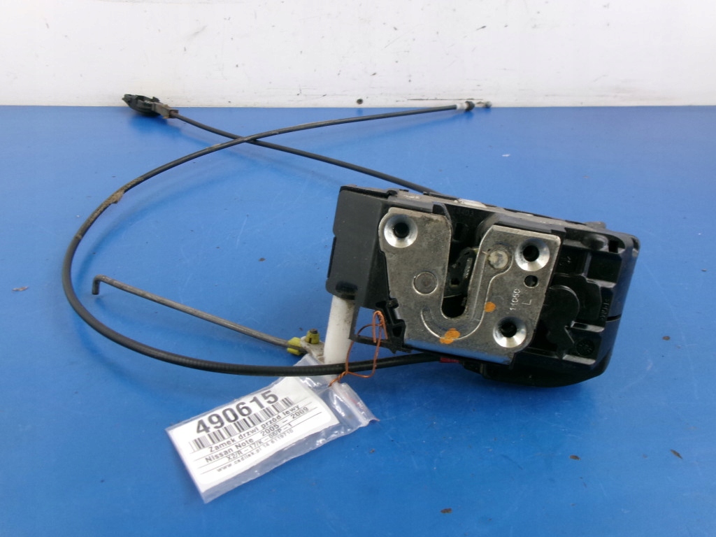 фото №1, Nissan note e11 замок дверь перед левый 3pin с тросы