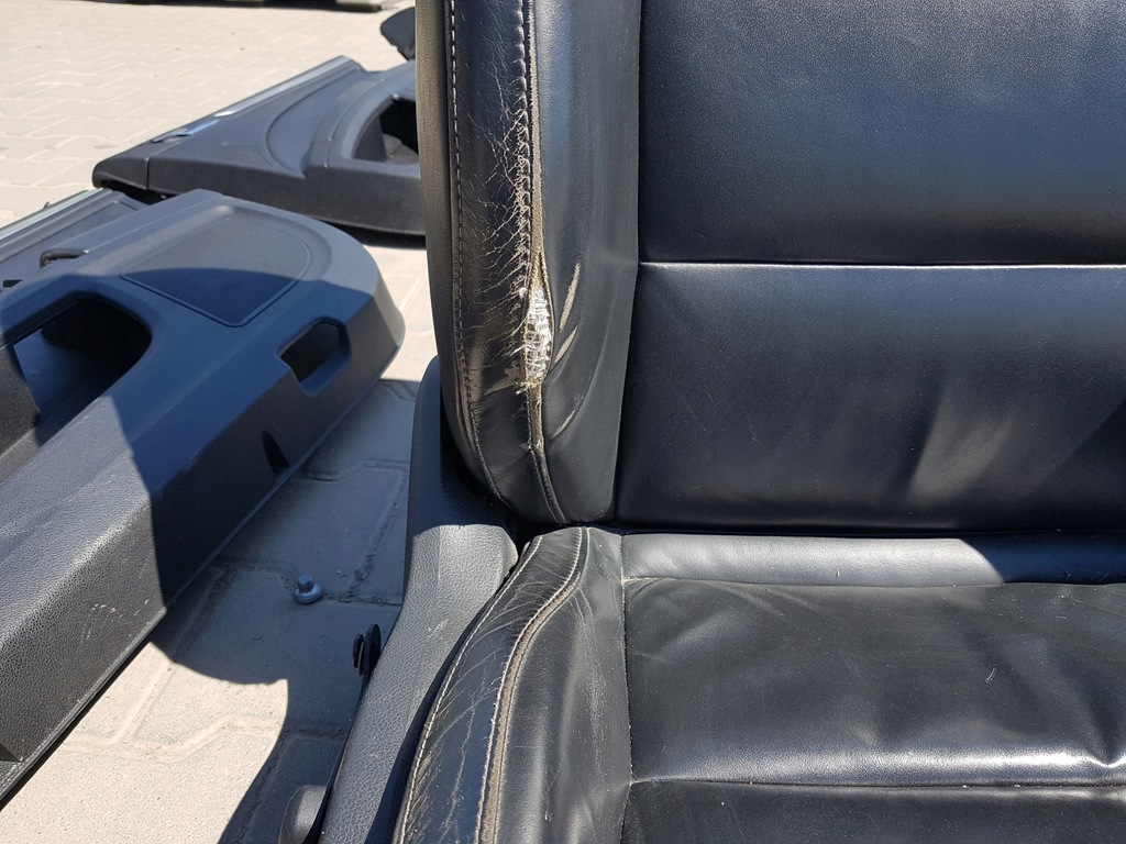 фото №10, Skoda superb ii 2 08r- sedan сиденья кожаный заднее сиденье