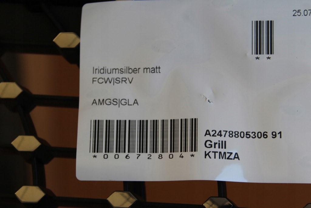 фото №10, Решітка радіатора решітка радіатора fcw/srv nowa orygin mercedes gla 247 h247 amg a2478805306