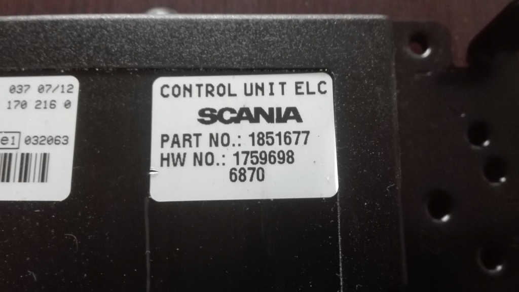 фото №3, Модуль блок управления ecas scania r 6x2 4461702160