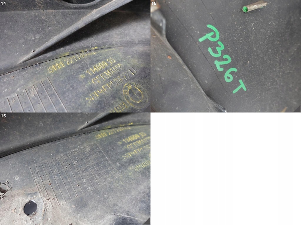 фото №12, Bmw 6 f12 f13 f06 10-14 звичайний / basis бампер перед омивачі+ 4x pdc