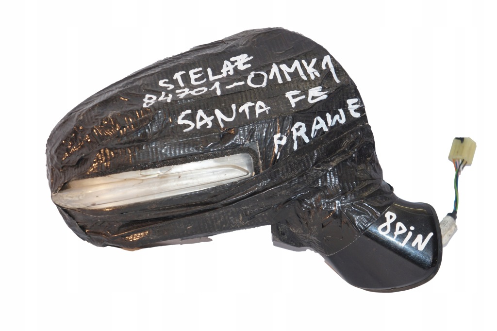 фото №1, Каркас зеркало правый hyundai santa fe 8pin