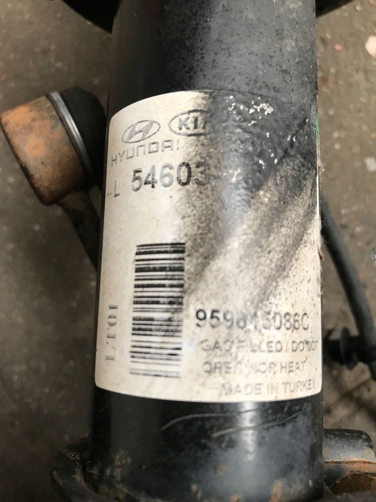 фото №6, Hyundai i20 ii амортизационная стойка mcperson левый поворотный кулак