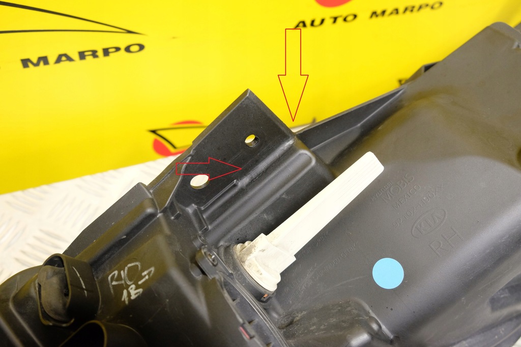 фото №10, Kia rio 2018-2020 фара лампа перед права usa