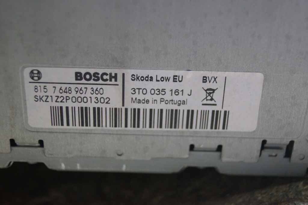 фото №15, Радіо cd skoda superb ii lift 3t0035161j