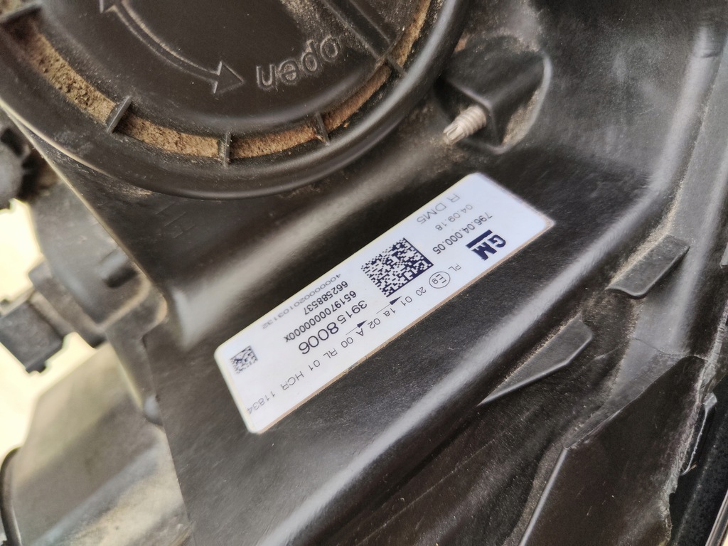 фото №9, Лампа передняя правая линза opel astra k v lift 39158006