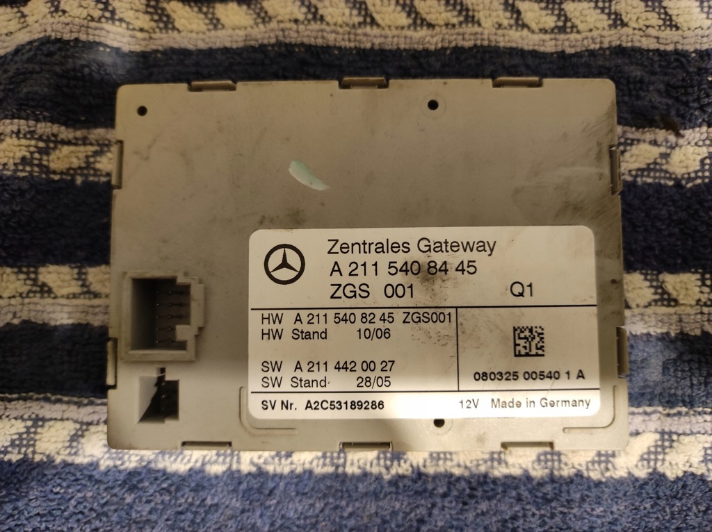 фото №1, Mercedes e klasa w211 модуль zgw a2115408445