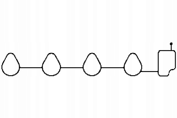 фото №11, Прокладка коллектор впускной chevrolet aveo 08-