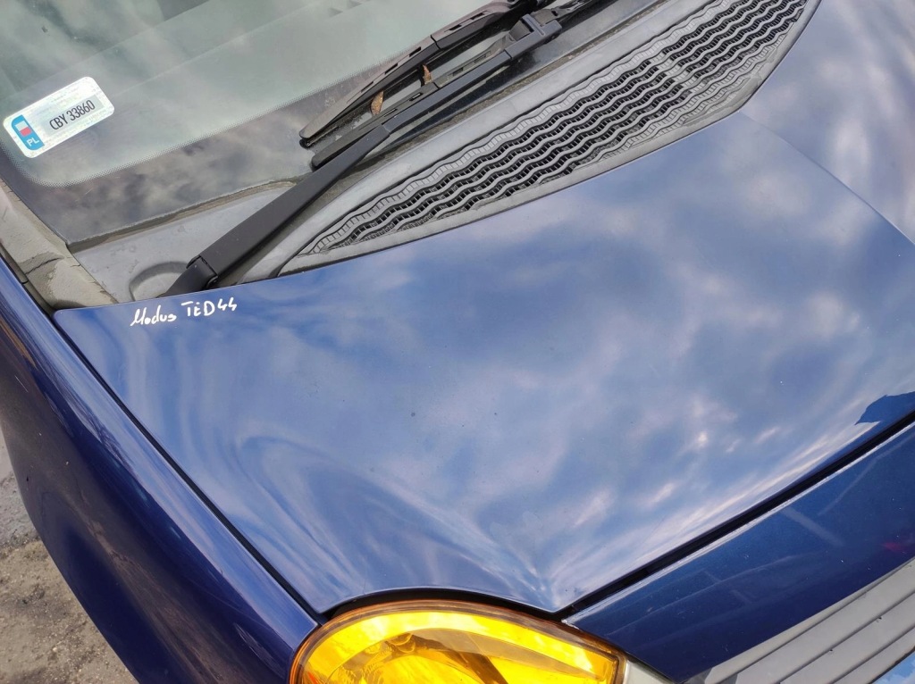 фото №2, Капот крышка двигателя renault modus ted44