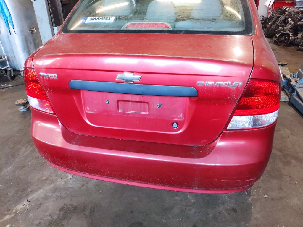 фото №1, Chevrolet aveo i t200 sedan кришка багажника багажник задня 77u