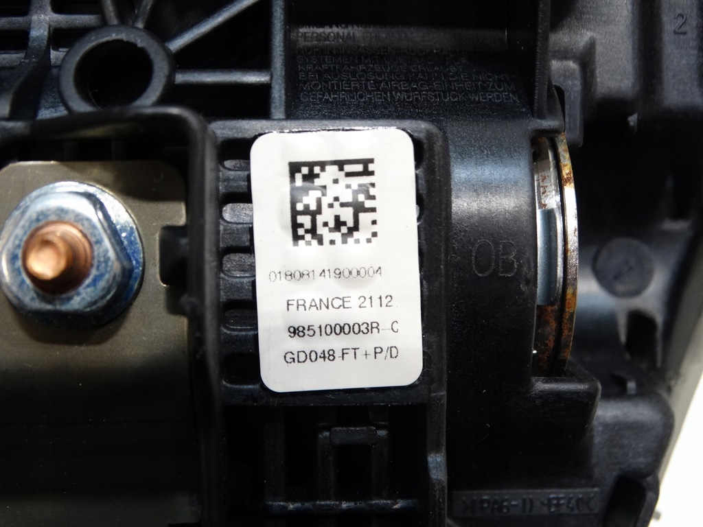 фото №8, Подушка подушка безпеки водія laguna iii 98510003r--c