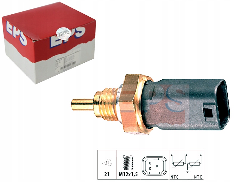 фото №1, Eps 1.830.273 датчик, температура жидкость охлаждающий