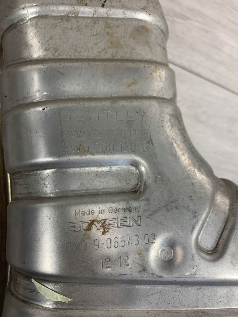 фото №6, Bentley gt continental 17r lift v8 выхлоп гаситель