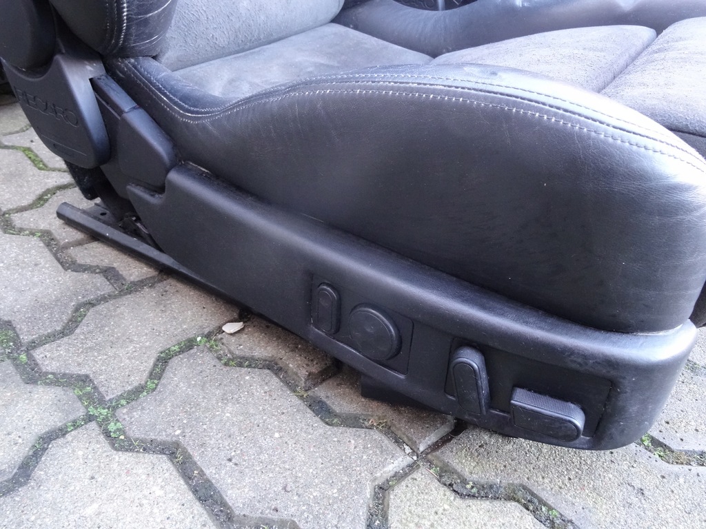 фото №10, Audi s8 d2 сидіння заднє сидіння шкіра alcantara recaro oryg