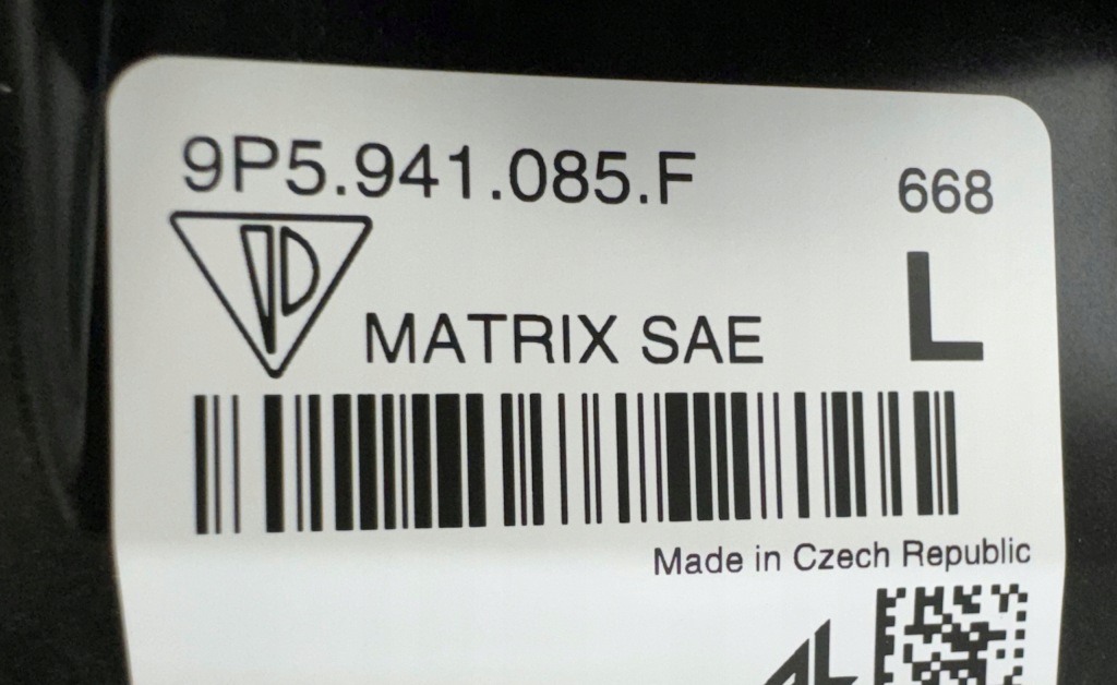 фото №15, Porsche carrera 992 911 matrix лампа ліва права перед фари usa - nowe