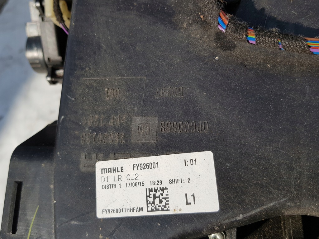 фото №11, Обігрівач повітродувка opel astra j 13497123