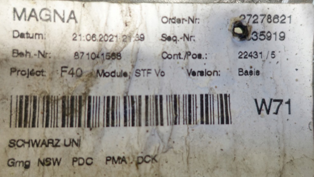 фото №14, Bmw 1 f40 7459708 2019- pod 6 pdc бампер перед передний