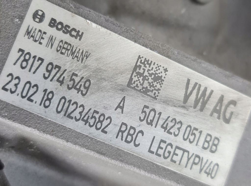 фото №7, Рулевая рейка vw golf vii europa a5q1423051bb