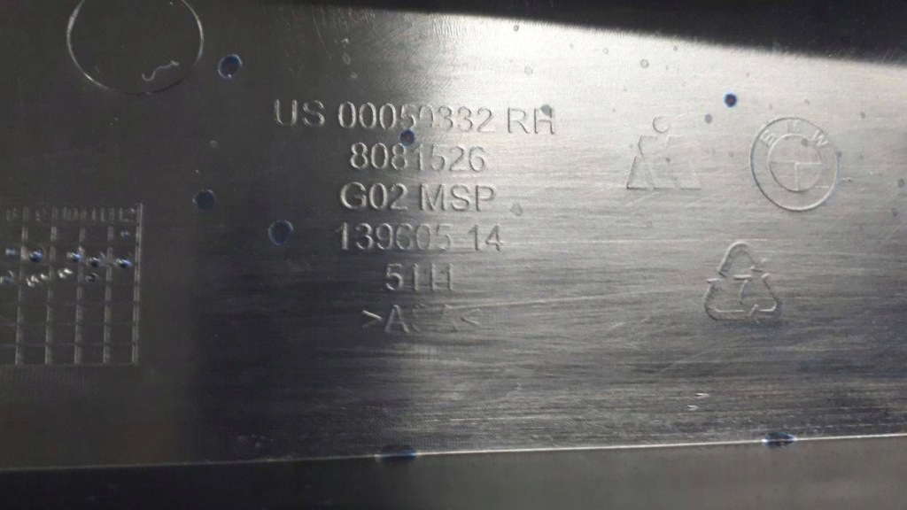 Bmw x-3 x-4 g-01 g-02 2017-2021 решётка бампера правый  перед 13960514 m-pak с Разборки