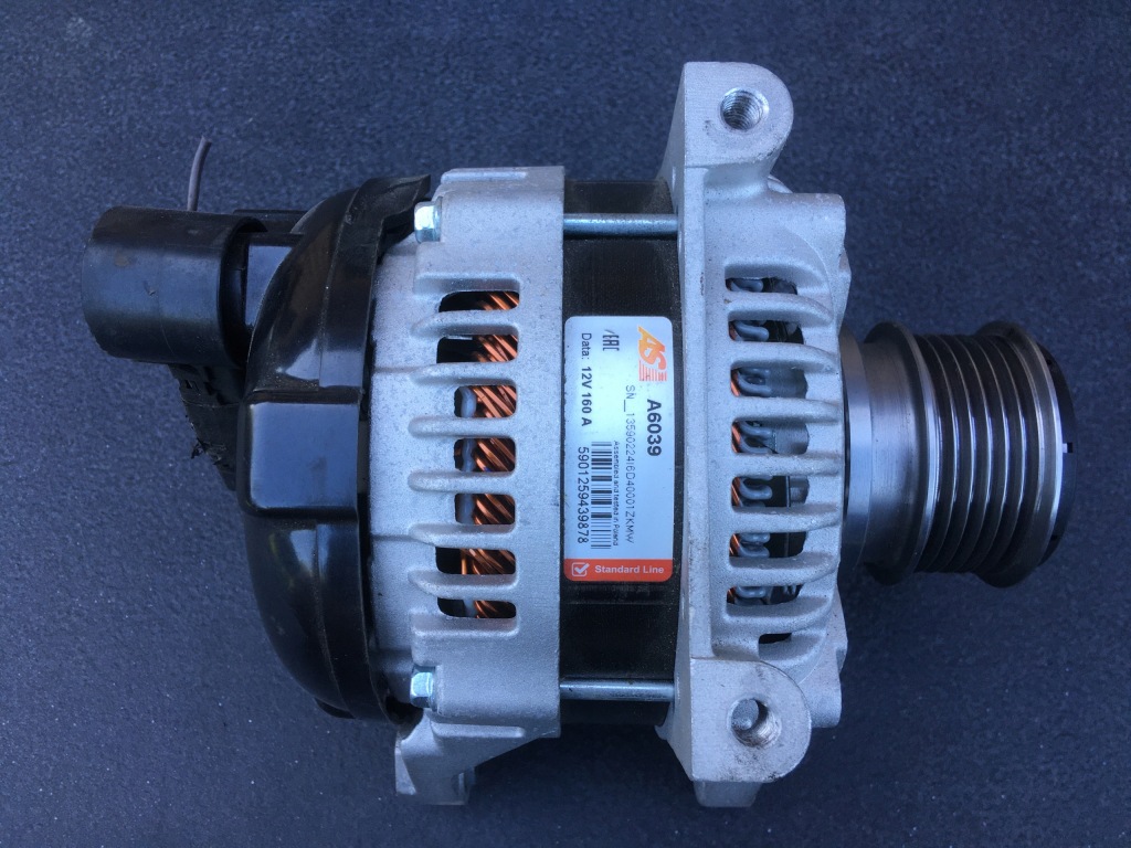 фото №1, Генератор as-pl a6039 chrysler voyager iv 2,5 crd 2,8 crd 160a