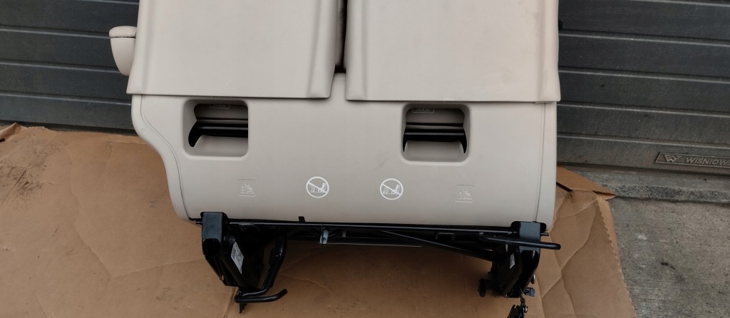 фото №11, Заднє сидіння кремовий mercedes v-klasa w447 шкіра сидіння задня задній krem світлий