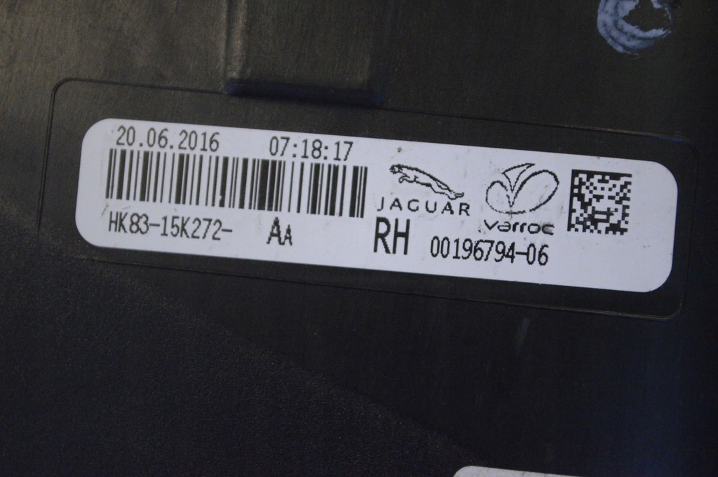 фото №6, Jaguar f-pace 2016 права сторона лампи задній кришки багажника