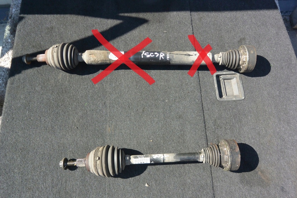 фото №1, Привідний вал ліва 1.4 tsi vw scirocco iii