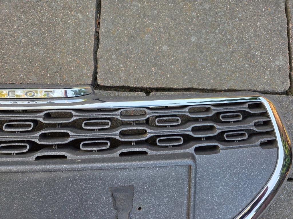 фото №12, Peugeot 208 i przed lift решітка радіатора бампера передній хром 9672794377 12-15