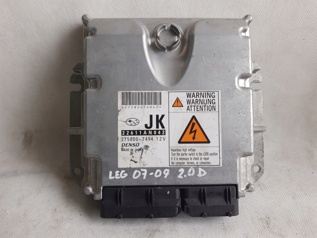 фото №1, Subaru legacy 2.0 d бортовой компьютер ecu 22611an042