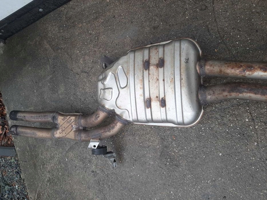 фото №7, Вихлоп гасник подвійний audi a6 c7 a7 4g 3.0t 3.0 tfsi quattro