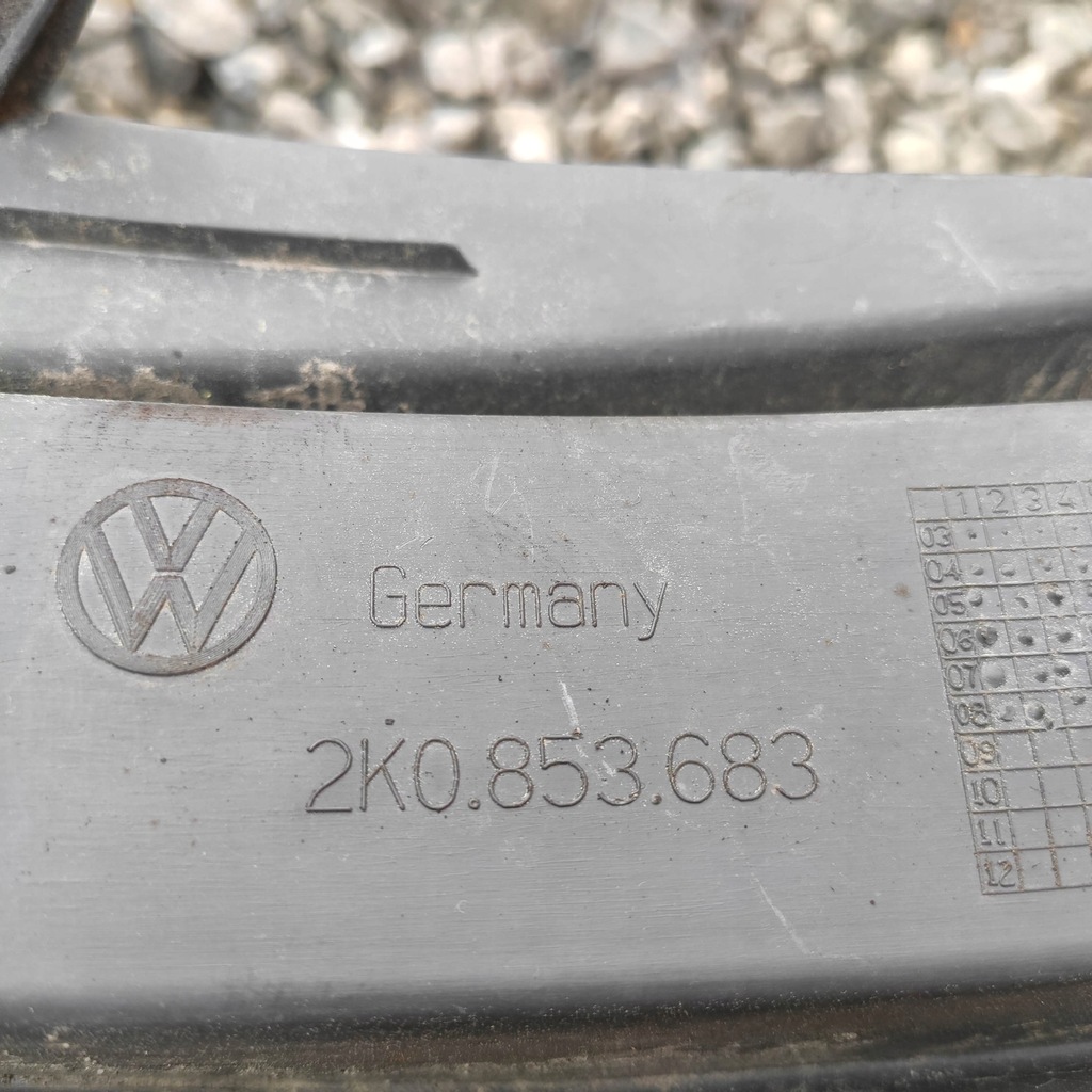 фото №6, Решётка бампера перед vw caddy 08r 2k0853683