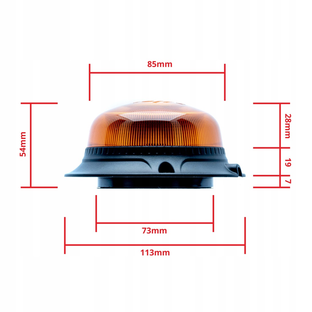 фото №15, Kogut лампа попереджувальна led 54w 12v 24v магніт
