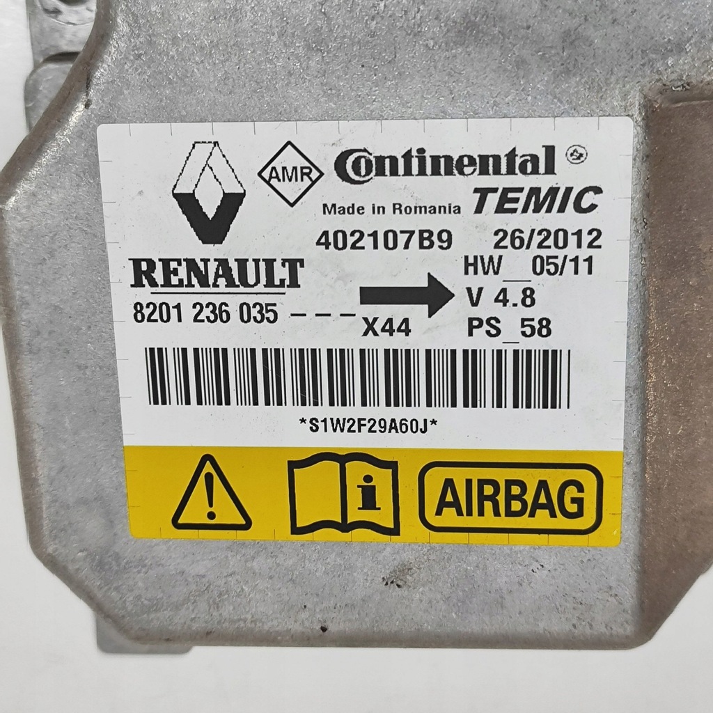 фото №7, Renault twingo ii 2008 блок управления / модуль подушка безопасности