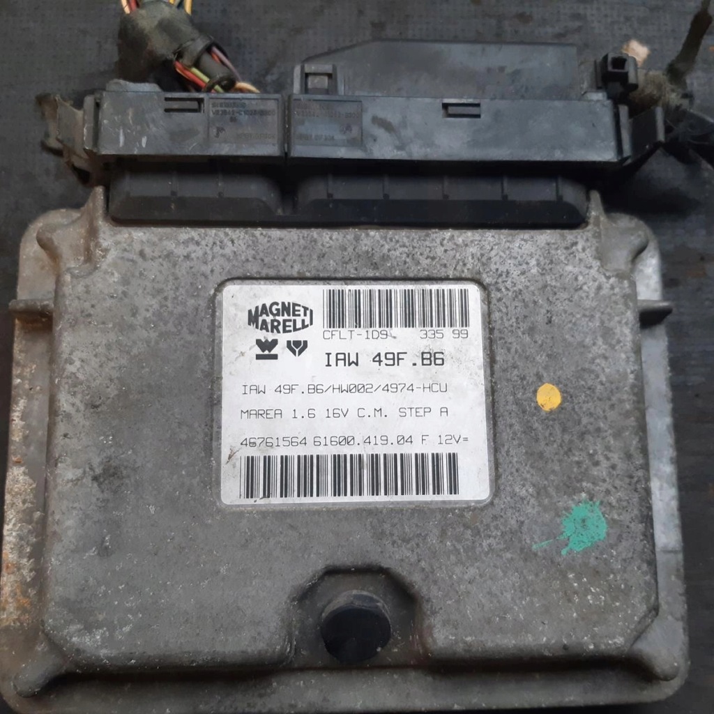 фото №1, Fiat marea бортовой компьютер блок управления двигателя iaw49fb6