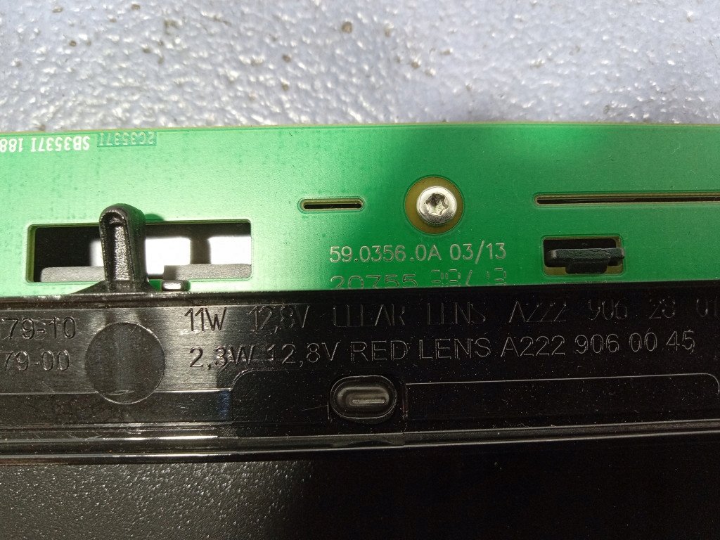 фото №5, Mercedes s klasa w222 третий свет стоп a2229062801