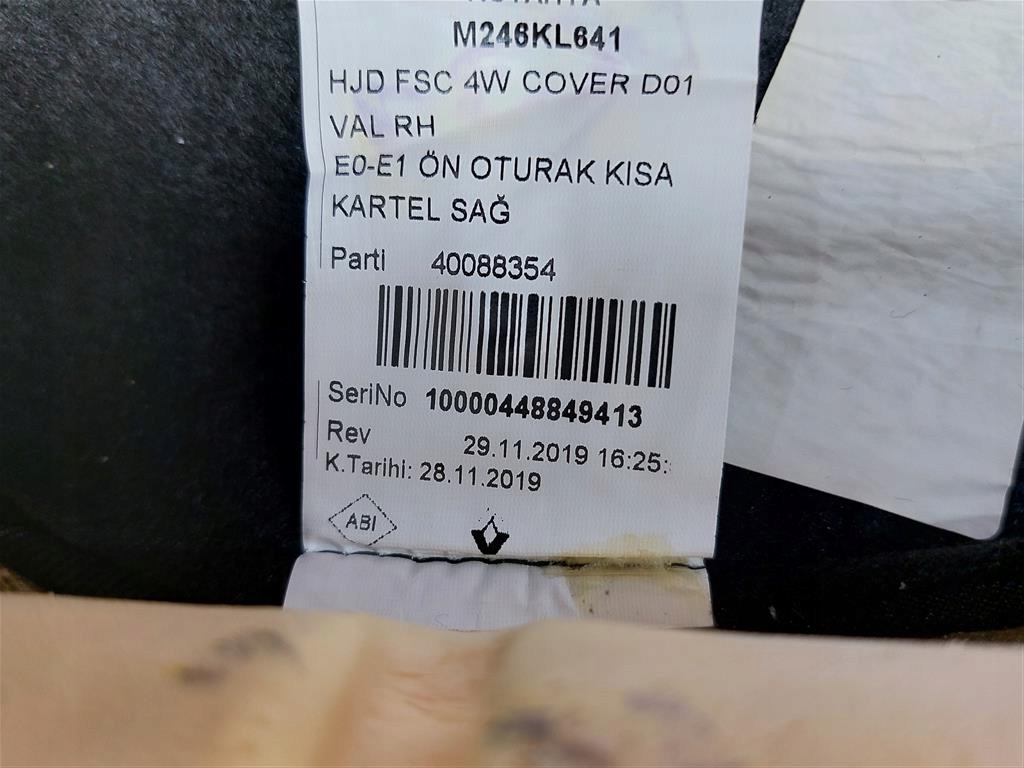 фото №11, Сиденье передний правый сиденье материал dacia duster ii 40088354 2017-