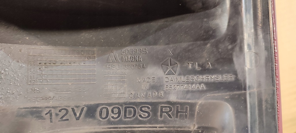 фото №6, Dodge ram 1500 лампа правая задняя задняя europa oryg