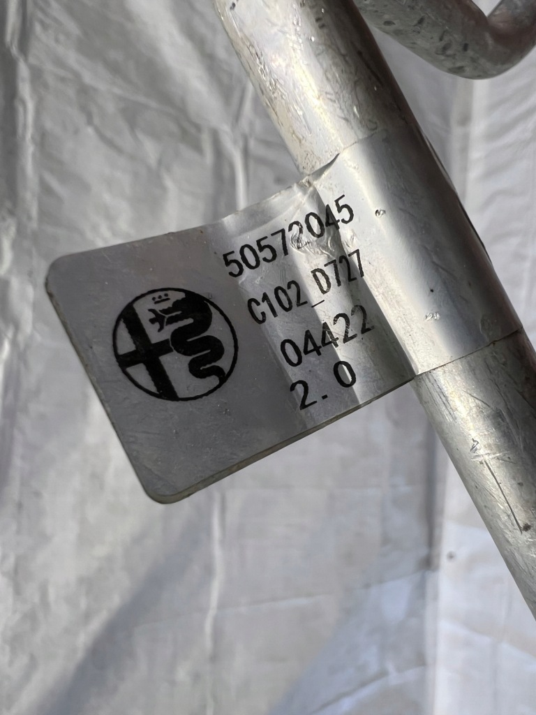 фото №2, Alfa romeo giulia 2.0 шланг трубка кондиціонера