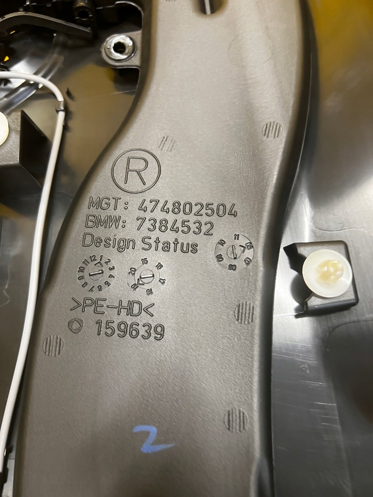 фото №7, Защита обшивка стойка среднего b правая правое bmw 5 g30 m5 f90