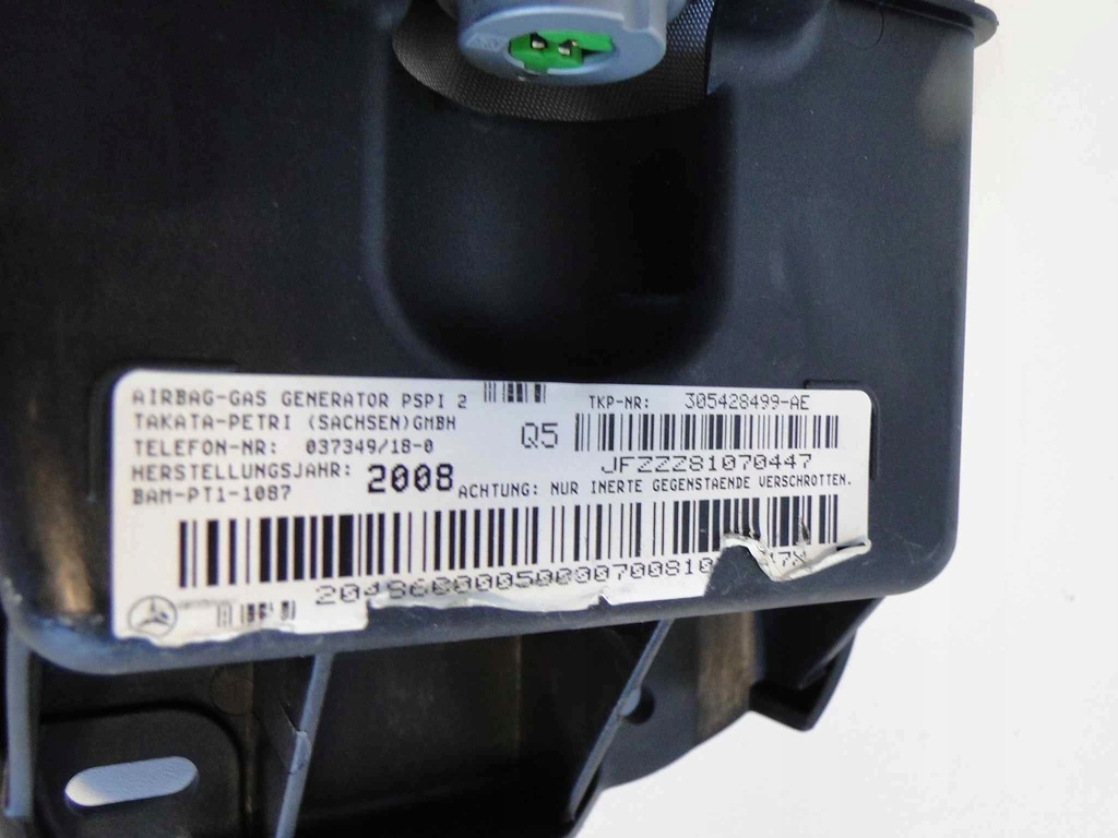 фото №10, Mercedes c w204 204 подушка пассажира w консоль