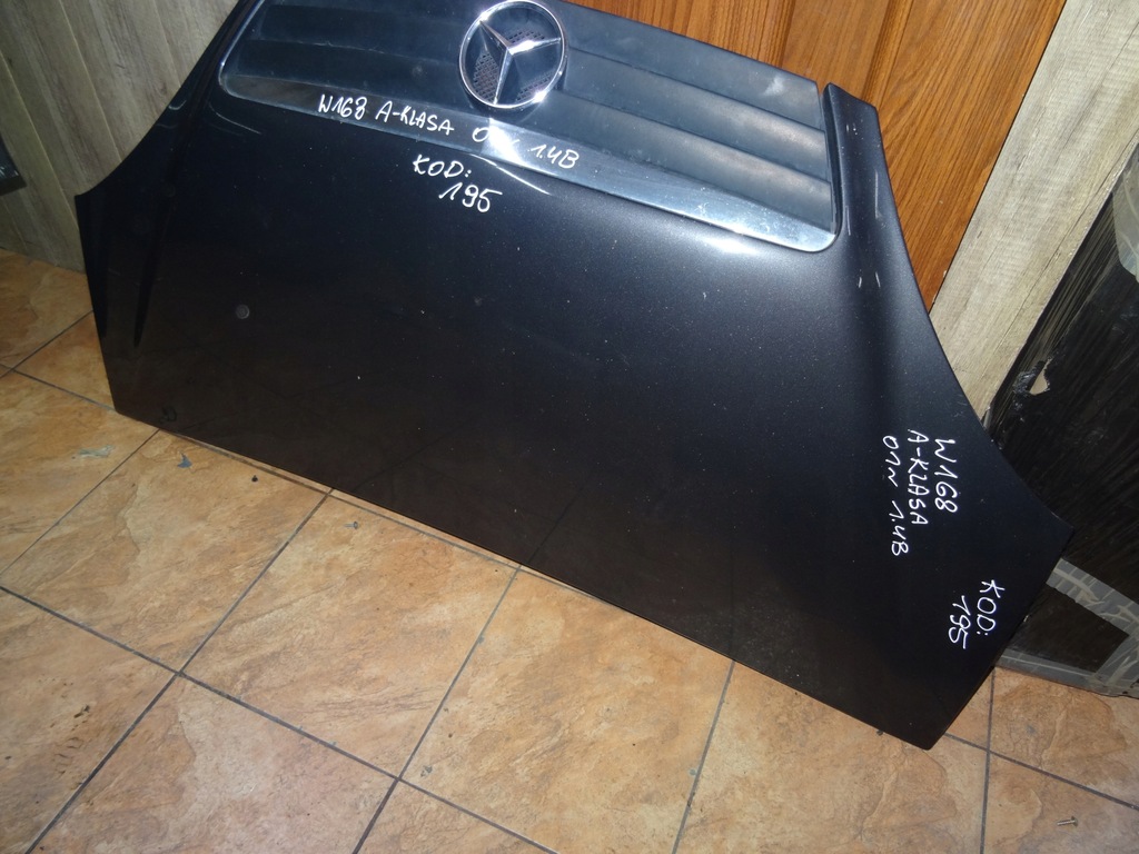 фото №5, W168 a-klasa 1.4b 01' капот